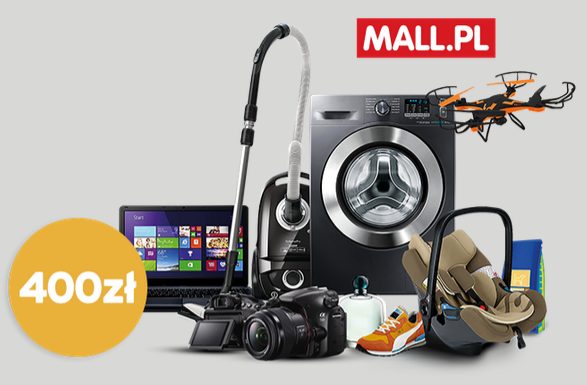 Bon 400zł do mall.pl