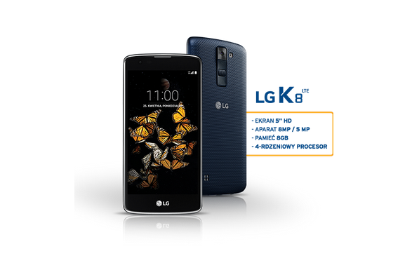 Smartfon LG K8 o wartości 549zł od Citibanku