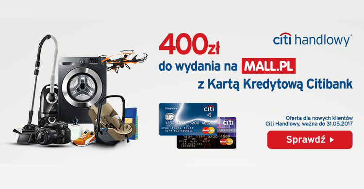 Jak zdobyć 400zł na zakupy w tanim sklepie mall.pl? Załóż kartę Simplicity – 0zł opłat!