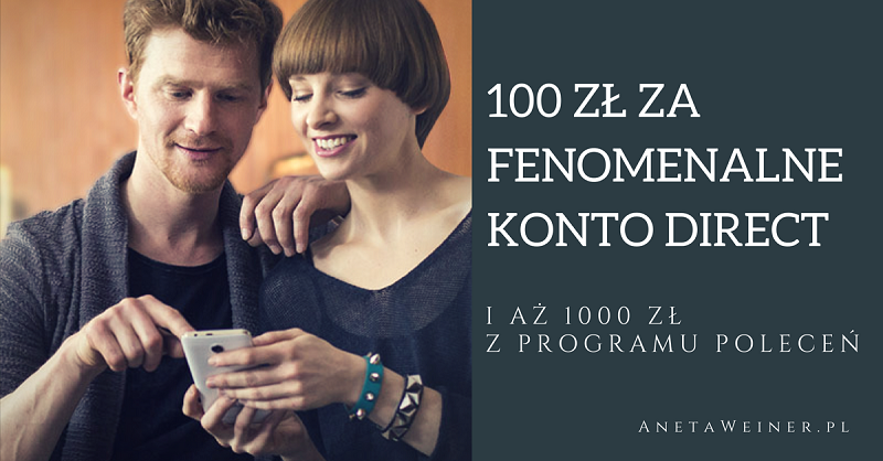 100 zł za założenie konta w ING + 1000 zł za polecenia