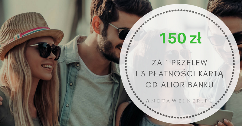 Bon 150 zł do Allegro.pl za 3 płatności kartą i 1 przelew. Nowa Money Mania z Alior Bankiem