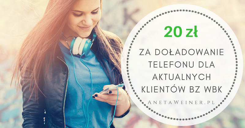 20 zł za doładowanie telefonu dla aktualnych klientów BZ WBK