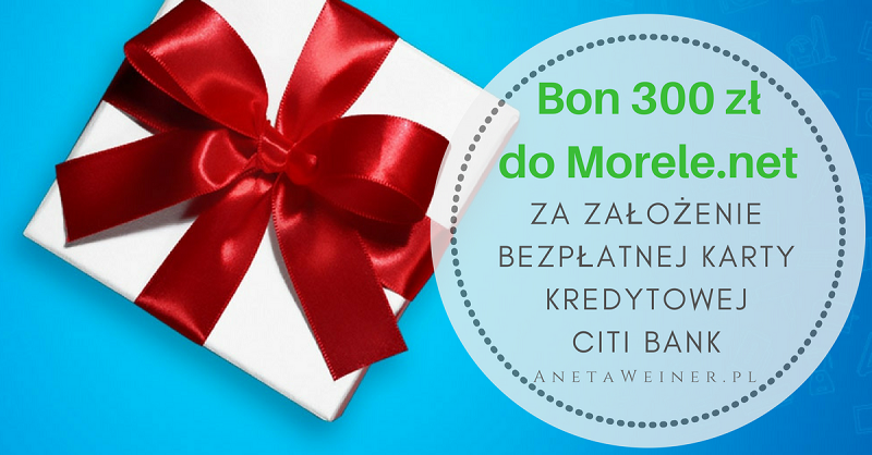 Bon 300 zł do Morele.net za 10 transakcji kartą kredytową Simplicity
