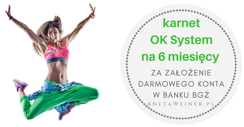 6 miesięcy treningów za darmo za otwarcie darmowego Konta Optymalnego w Banku BGŻ